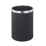 Coș de gunoi fără capac cu piele, negru – 9L – SMH9405B2023