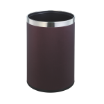 Coș de gunoi fără capac cu piele, maro – 9L – SMH9405BB2023