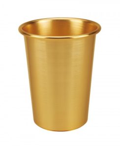 Coș de Birou Elegant PRH-GPX-3B – Accent de Alamă, Design Premium