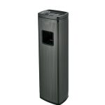Coș de gunoi cu scrumieră din inox – PRH-129W09JB2023, 20L , 20 cm x 18 cm x 81 cm