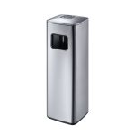 Coș de gunoi din inox, Argintiu, model  PRH-25ASM2023, 20L