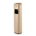 Cos de gunoi cu scrumiera, Champagne Gold, PRH-GPX-129V, 20 L