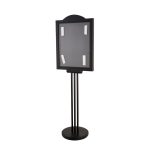 Panou de prezentare, Negru mat, PRH-P12-2023, 50.5 cm x 62.5 cm