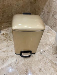 Coș de gunoi cu pedală din INOX Champagne Gold – 8L – PRH-SJ8CG-F03-2023 - imagine 3
