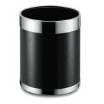 Coș de gunoi fără capac, negru – 9L – SMLH143