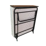 Pat pliabil profesional pentru hotel – profil jos, stabil și compact, ideal ca pat suplimentar – 195 × 95 × 40 cm – SMH74005A-2022 - imagine 2
