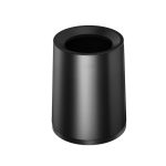 Coș de birou fără capac din INOX negru – SMH903322