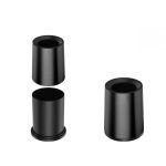 Coș de birou fără capac din INOX negru – SMH903322 - imagine 2