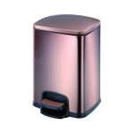 Cos De Gunoi Cu Pedala, Roze Gold, PRH-SJ15-F01, 15L