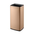Coș de gunoi auriu Champagne Gold 30 L, PRH-SF30-F02, 32 x 26 x 70 CM - imagine 2