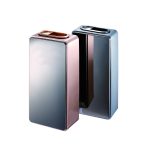 Cos de gunoi cu scrumiera, Auriu, PRH-GPX-4A, 50L, 35 x 22 x 75 cm - imagine 2