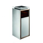 Cos deluxe din inox cu scrumiera, 50 L, Belluno Forte 9415C