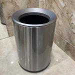 Coș de gunoi din INOX fără capac, Jet Black – 9,4L – PRH-3GJB2023