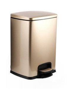 Coș de gunoi cu pedală din INOX Champagne Gold – 8L – PRH-SJ8CG-F03-2023