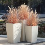 Jardiniera din inox cu finisaj stone look Smash Design Riviera 70