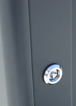 Coș de gunoi urban ATLAS 70 din oțel galvanizat cu finisaj lemn PS – capacitate 70 L - imagine 5