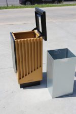 Coșul de gunoi AXIS 365, Rafinament funcțional pentru spații reprezentative , 60 L , 38 x 38 x 80 CM - imagine 9