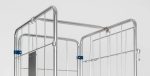 Roll Container PRH-416 – Versatilitate industrială pentru transportul textilelor, 68 x 80 x 170 CM - imagine 4