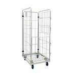 Roll Container PRH-416 – Versatilitate industrială pentru transportul textilelor, 68 x 80 x 170 CM